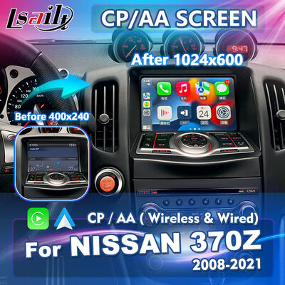 Lsailt Wireless Android Auto Carplay Écran pour le Nissan 370Z GT 2008-2021