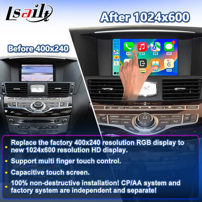 Lsailt – Interface Carplay sans fil Android Auto, pour Infiniti M25 M35 M30d M37 M56 M35h Y51 Q70 2010 – 2017