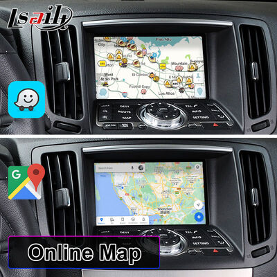 Lsailt Android Carplay Écran multimédia pour 2007-2014 Infiniti G35 G37 G25 G37S G35x G25X G37X Sedan Coupé G V36 CV36