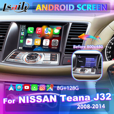Écran multimédia Android Carplay pour Nissan Teana J32 2008-2014