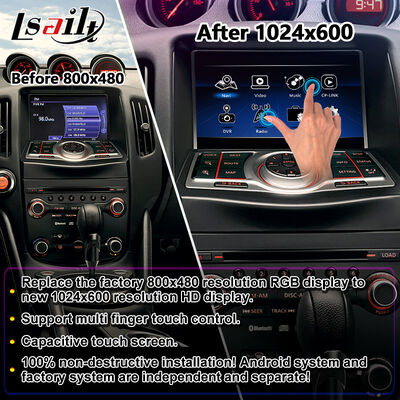 Lsailt Android Carplay Écran multimédia pour 2009-2020 Nissan GT Edition Nismo Coupe Roadster 370Z