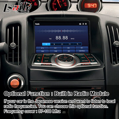 Lsailt Android Carplay Écran multimédia pour 2009-2020 Nissan GT Edition Nismo Coupe Roadster 370Z