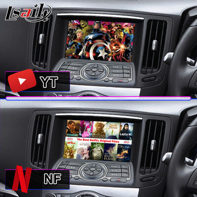 Écran multimédia Android Carplay pour 2007-2014 Nissan Skyline 370GT 350GT V36