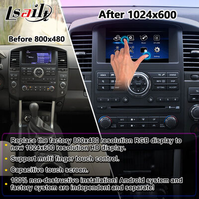 Écran multimédia Android Carplay pour le Nissan Pathfinder R51 2008-2013