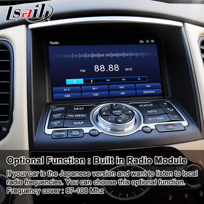 Écran multimédia de voiture à écran Android Lsailt pour Infiniti EX25 EX35 EX37 EX30d EX QX50 2007-2017