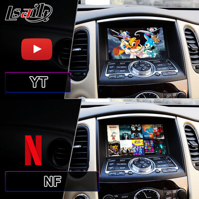 Écran multimédia de voiture à écran Android Lsailt pour Infiniti EX25 EX35 EX37 EX30d EX QX50 2007-2017