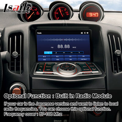 Affichage multimédia de voiture à écran Android pour Nissan 370Z GT 2008-2021