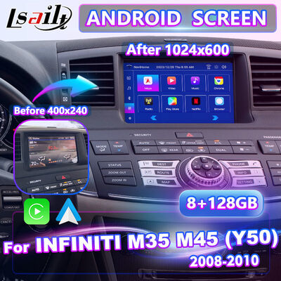 Lsailt – écran multimédia de voiture avec écran Android, pour Infiniti série M M35X M25 M30d M37 M56 M35 M45 Y50 2008 – 2010 BOSE 06IT