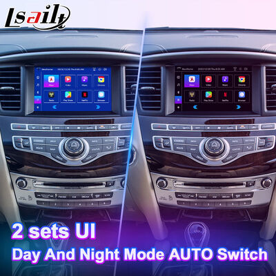 Lsailt Affichage multimédia de voiture à écran Android pour Infiniti JX35 QX60 2011-2016