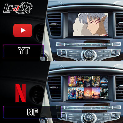 Lsailt Affichage multimédia de voiture à écran Android pour Infiniti JX35 QX60 2011-2016