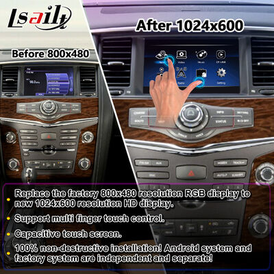 Écran multimédia Lsailt Android Carplay pour Nissan Patrol Y62 2011-2017