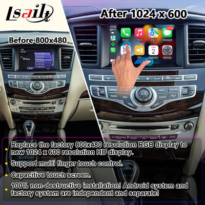 Lsailt Android Carplay Écran multimédia pour 2011-2016 Infiniti JX35 QX60
