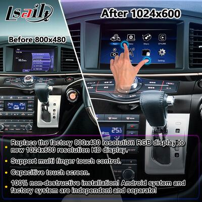 Lsailt Android Carplay écran multimédia pour 2010-2020 Nissan Elgrand E52