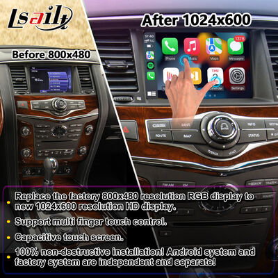 Lsailt Android Carplay écran multimédia pour 2010-2017 Infiniti QX80 QX56