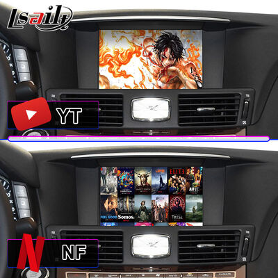 Lsailt Android Carplay Écran multimédia pour 2010-2023 Infiniti M25 M30d M37 M56 M35h Y51 Q70