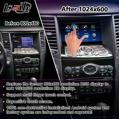 Lsailt Android Carplay Multimédia Écran pour 2008-2017 Infiniti FX35 FX37 FX50 FX30D FX QX70