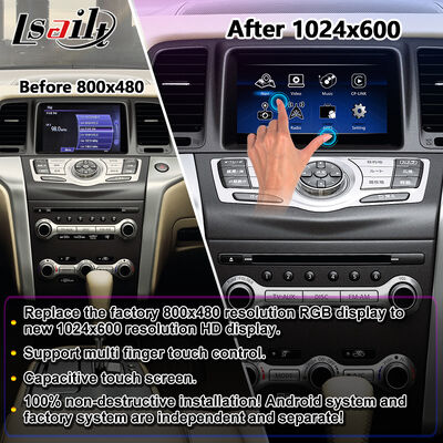 Lsailt Android Carplay Multimédia Écran pour Nissan Murano Z51 2008-2014