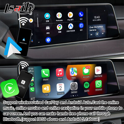 Interface vidéo CarPlay/Android pour système multimédia Lexus pour RX450H RX350 12,3 pouces 2016-2021 avec YouTube, NetFlix, Android Auto intégrés