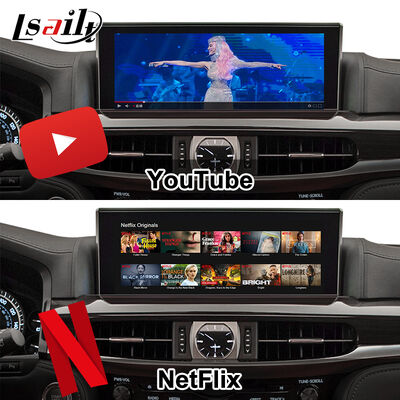 Module de mise à niveau Android OEM pour intégration LX570 Lexus RX GX LS NX ES CarPlay sans fil, Android Auto, YouTube, Netflix