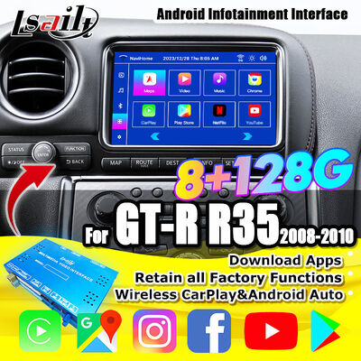 navigation automatique de GPS d'interface d'Android de Six-noyau pour l'appui Waze Yandex Youtube, de Cadillac XTS panorama 360 par Lsailt