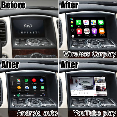 Infiniti QX50 / EX EX35 EX37 Voiture android 13 Boîte d'interface système avec affichage automatique d'Android