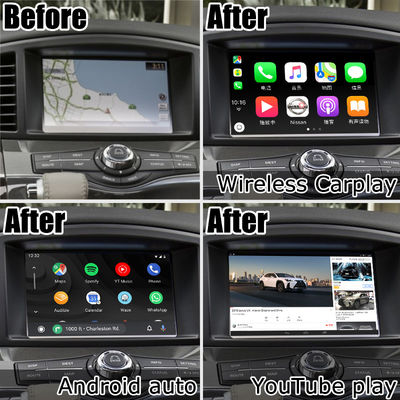 Nissan Elgrand Quest E52 Android 13 interface vidéo Box carplay module automatique Android 8+128