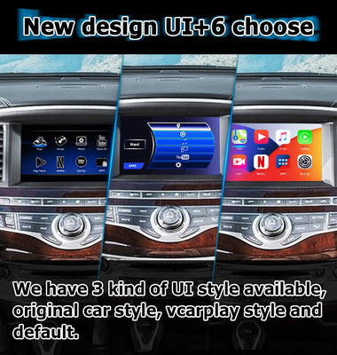 Infiniti QX60 GPS Android automatique Système de navigation Carplay Interface multimédia Android 11 8+128 Go