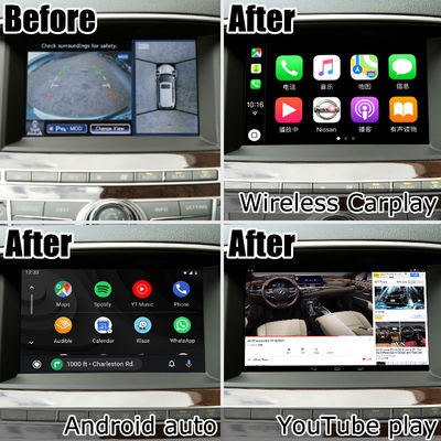 Infiniti QX60 GPS Android automatique Système de navigation Carplay Interface multimédia Android 11 8+128 Go