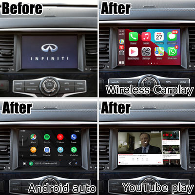 Carplay Android Auto Multimédia Interface Box Interface vidéo Infiniti QX80 2018