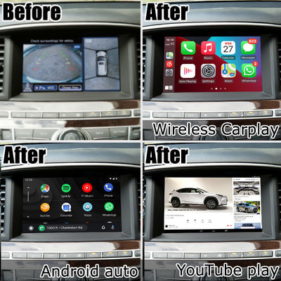 L'interface Android 13 Carplay Box Yandex Navi Pour le système Infiniti QX60 / JX35 Qualcomm 8+128