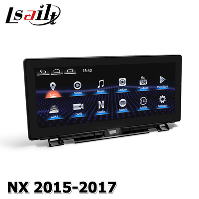 Lexus NX200t 10.25 Écran tactile mise à niveau Processeur Hexa Android Auto Wireless Carplay