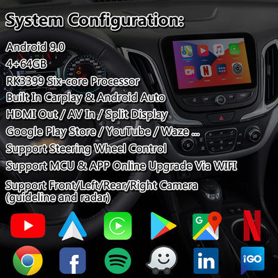 Interface multimédia Android Carplay Lsailt pour système Mylink Chevrolet Equinox Traverse