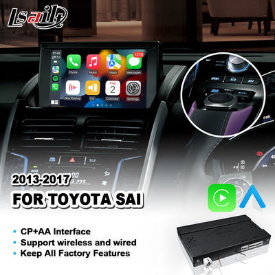 Interface CP AA sans fil Android Auto Carplay pour le Toyata SAI G S AZK10 2013-2017
