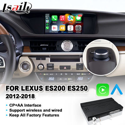 Interface sans fil Android Auto Carplay pour 2012-2018 Lexus ES250 ES200 ES350 ES300h ES 250 200 Contrôle du bouton
